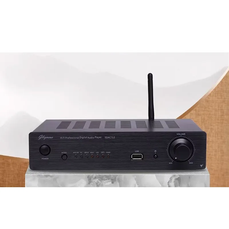 HiFiAMP Bluetooth Digital Audio Player SDAC5.2 HiFi LDAC/APTX Lossless Audio Player 24Bit 48K ES9038Q2M DAC CS8406