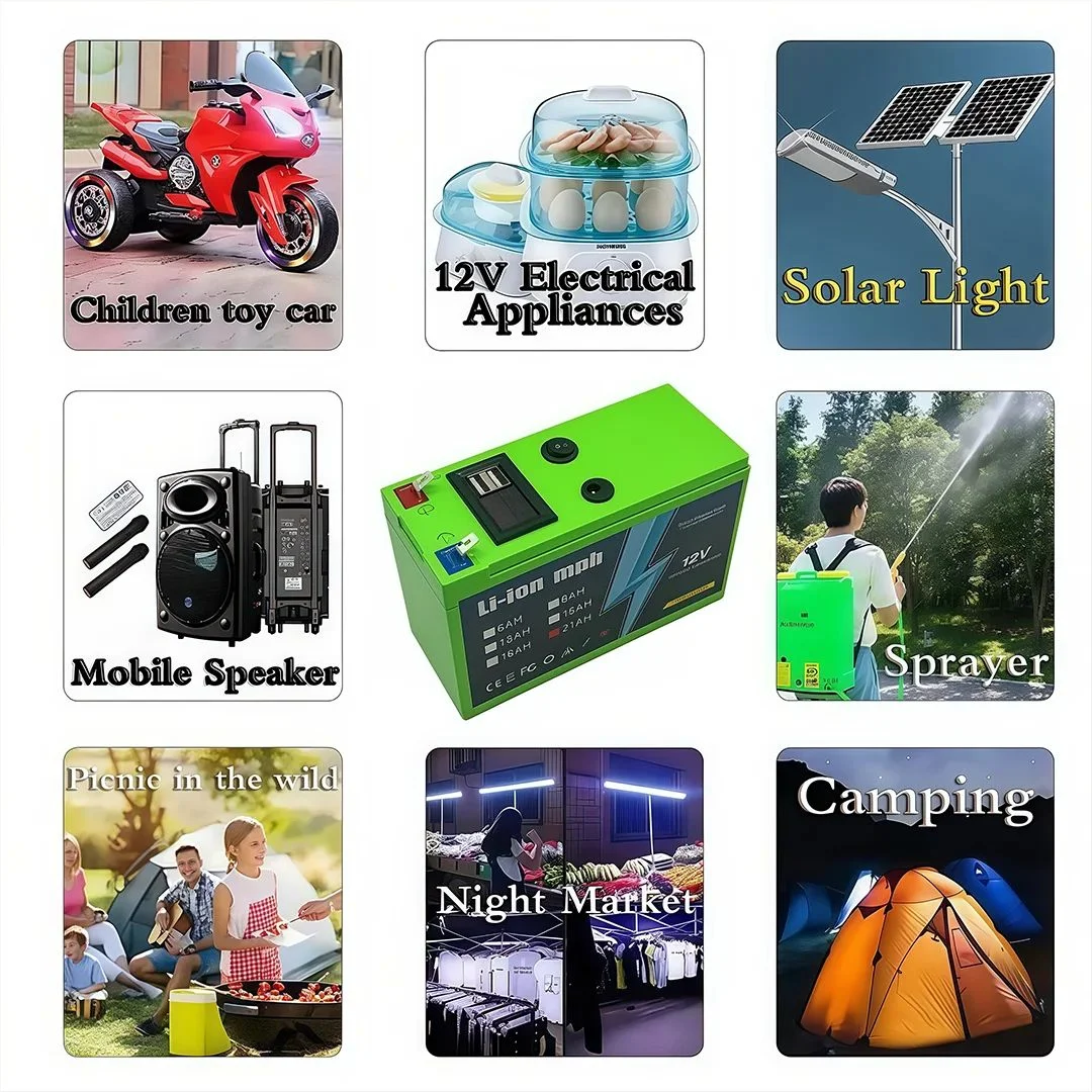 BatterieauLithium21AH12Vplusde6000CyclesprofondspourUPSdétecteurdepoissonsdeKayakpanneausolairerouesélectriquesgioetsScooterRadi