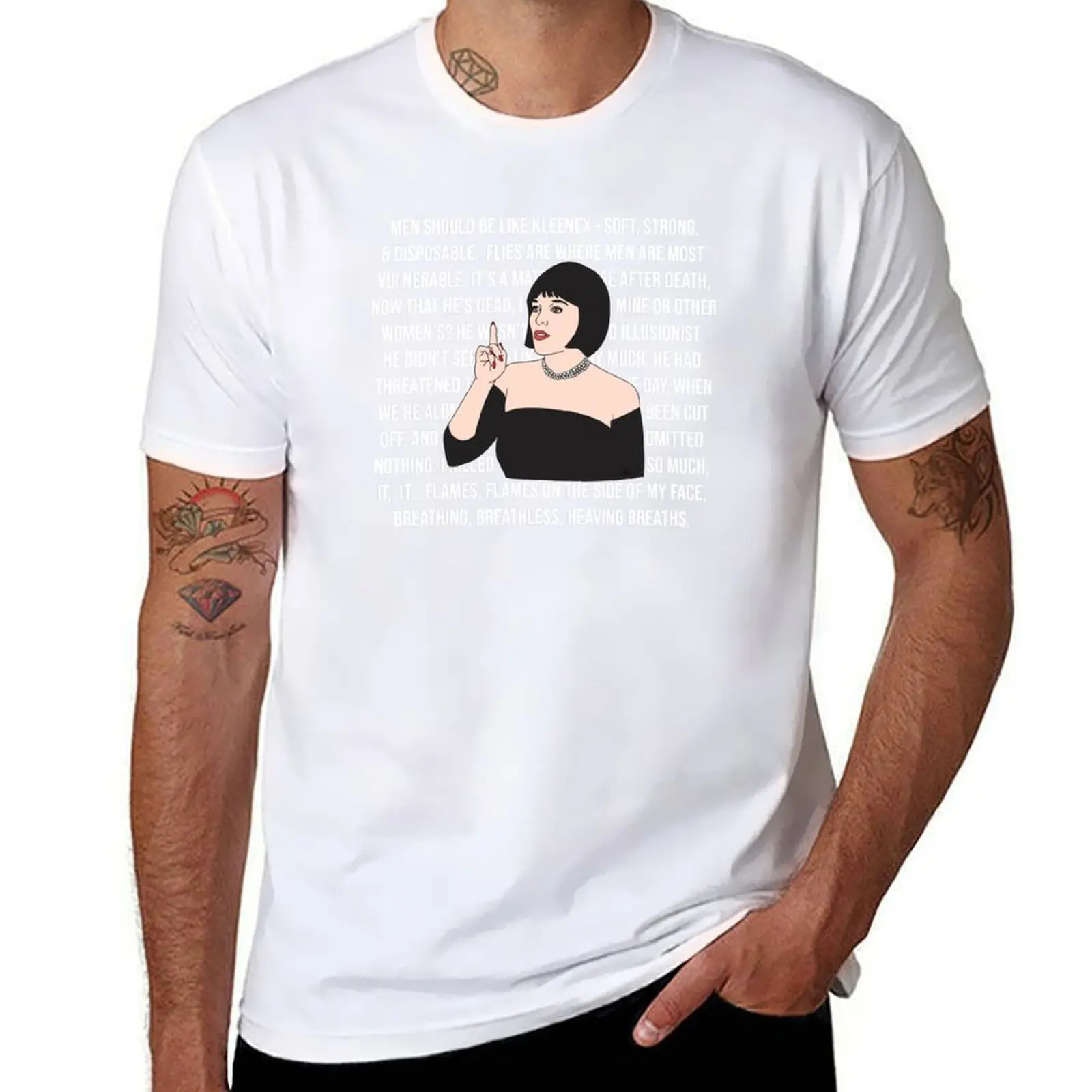 Mme White's Clue Quotes T-Shirt homme T-Shirt designer coton T-Shirt pack T-Shirt