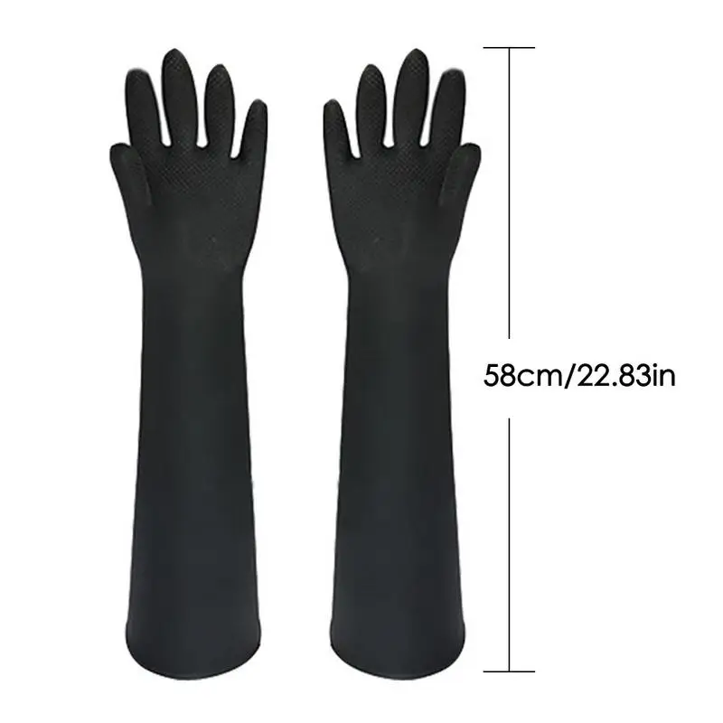 Cat Bathing Gloves Bite Resistant Cat Dog Grooming Gloves Multifunctional Welding Waterproof Handling Gloves Sturdy Tool