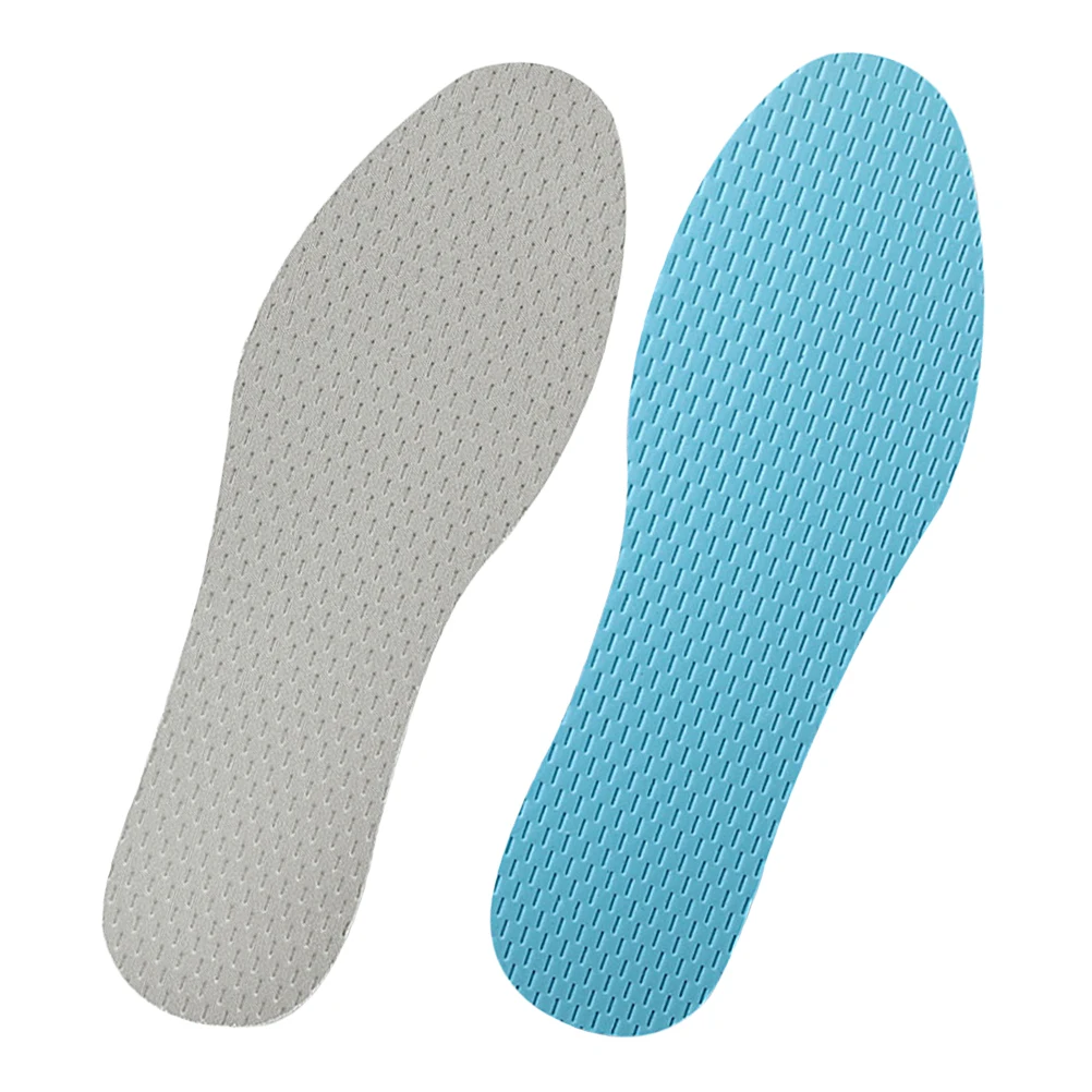 Latex Insoles Pads Absorb Sweat Breathable Soft Inserts 43 Shoe Pad 44 Size Women Men Sneakers Sports Liners Grey