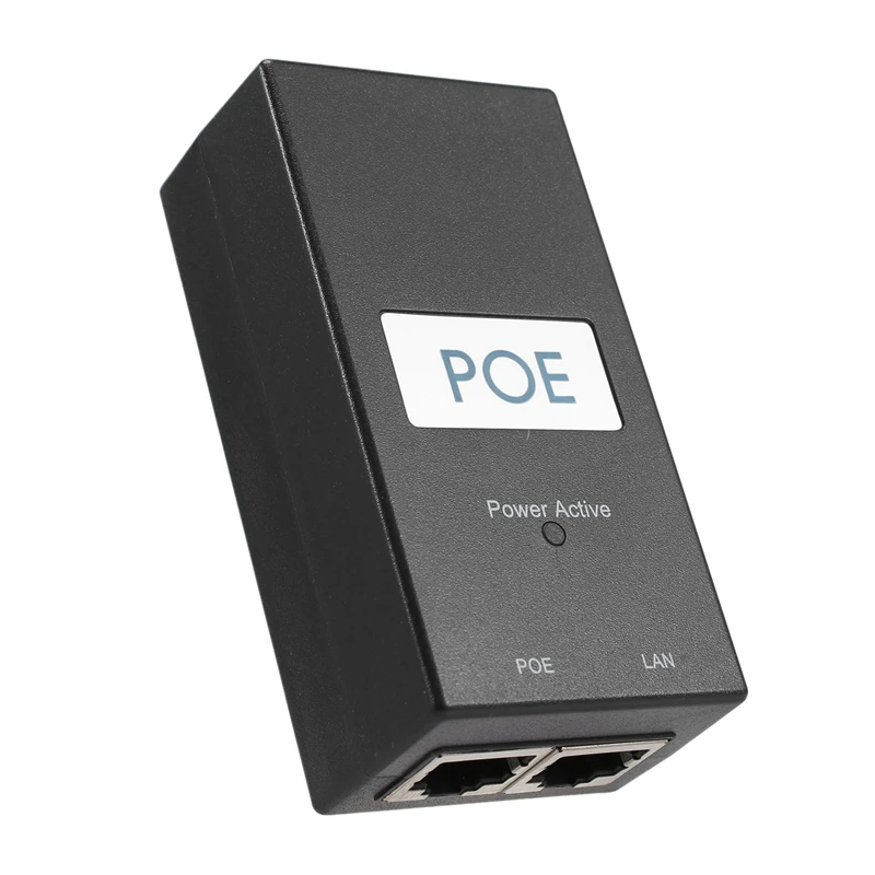 0.5A Desktop POE Power Injector Ethernet Adapter Surveillance CCTV For IP Camera Power Supply