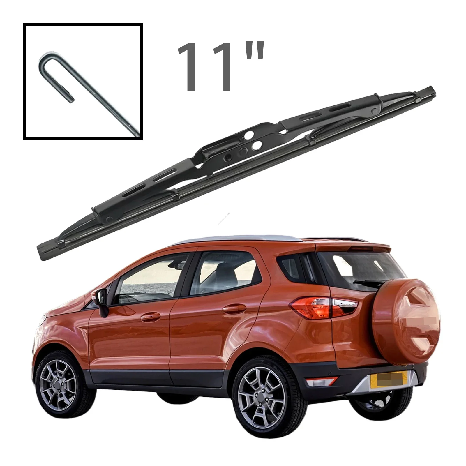 

11" Rear Windshield Windscreen Washer Wiper Blade For Ford Ecosport 2013-2017 Car Accessories Accsesories