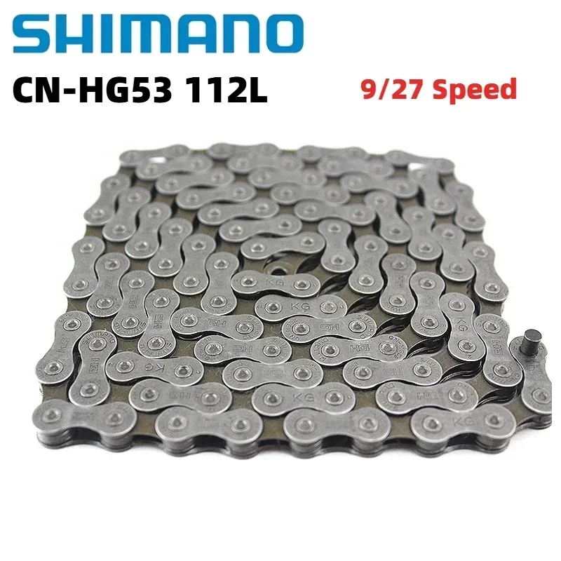 Shimano Alivio HG53 9 Speed Chains CN-HG53 Super Narrow HG Bicycle Bike Chain 9-speed 9S 112 Links 112L