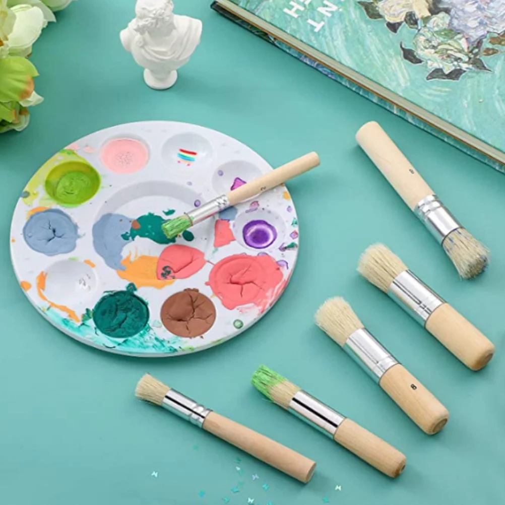 

6Pcs Watercolor Painting Brush Set Professional Artist Paintbrushes Lightweight Portable Ergonomic Multi-Function Drawing