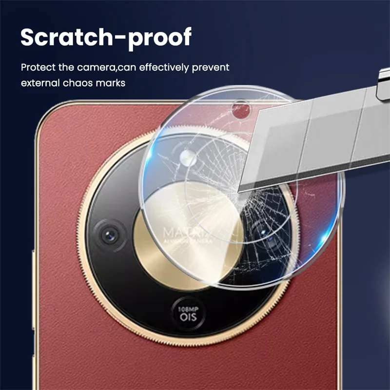 3-1 Piezas Protectores de Lente de Cámara Curvos de Vidrio Templado Transparente 3D para Honor X9d, Honor X9d X 9d X9 d, Magic8 Lite, 8Lite Light, Magic8Lite