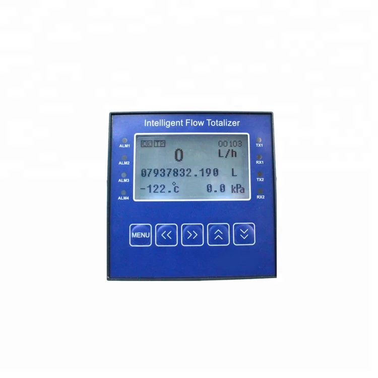 1-5v or 2-10v output liquid flow indicator meter counter flow totalizer