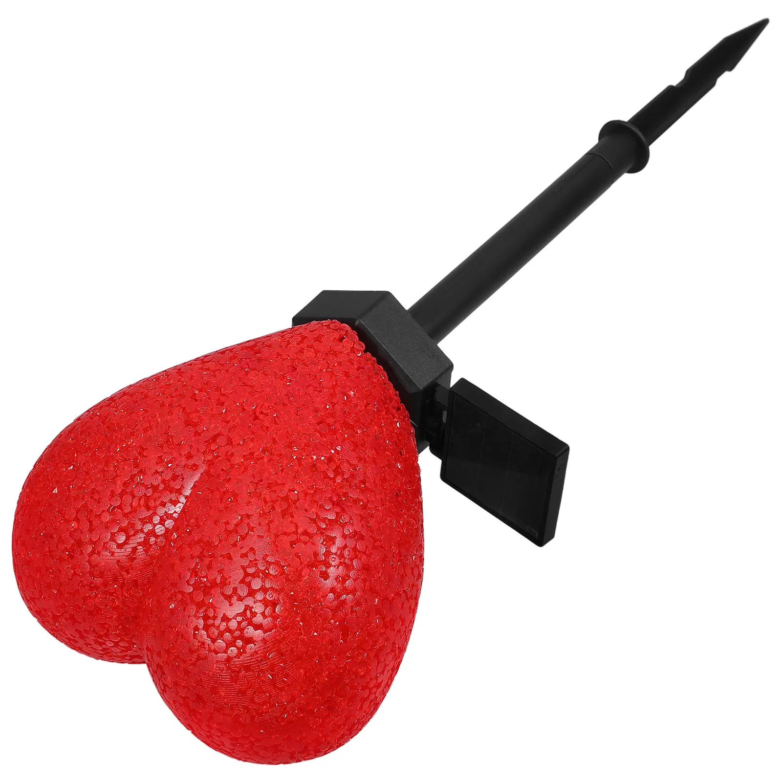 

Уличные солнечные светильники-сердечки для сада, декоративные лампы для газона, втыкаемые в землю, для украшения на День святого Валентина