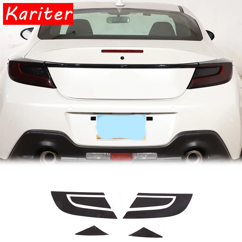 

For Subaru BRZ 2022 PVC Car Styling Car Rear Tail Light Anti-Scratch Protective Sticker Car Exterior Accessories 6Pcs