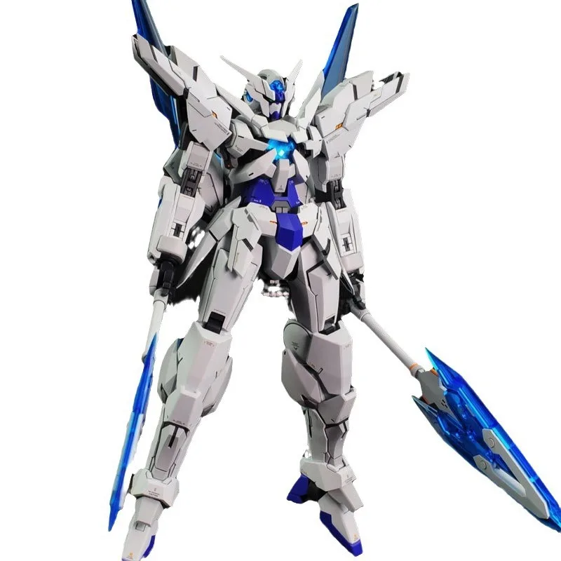 JMS 1/144 HG โมเดลของเล่นประกอบตุ๊กตาขยับแขนขาได้ชั่วคราวของตกแต่งเดสก์ท็อปหุ่นยนต์ของขวัญสะสม