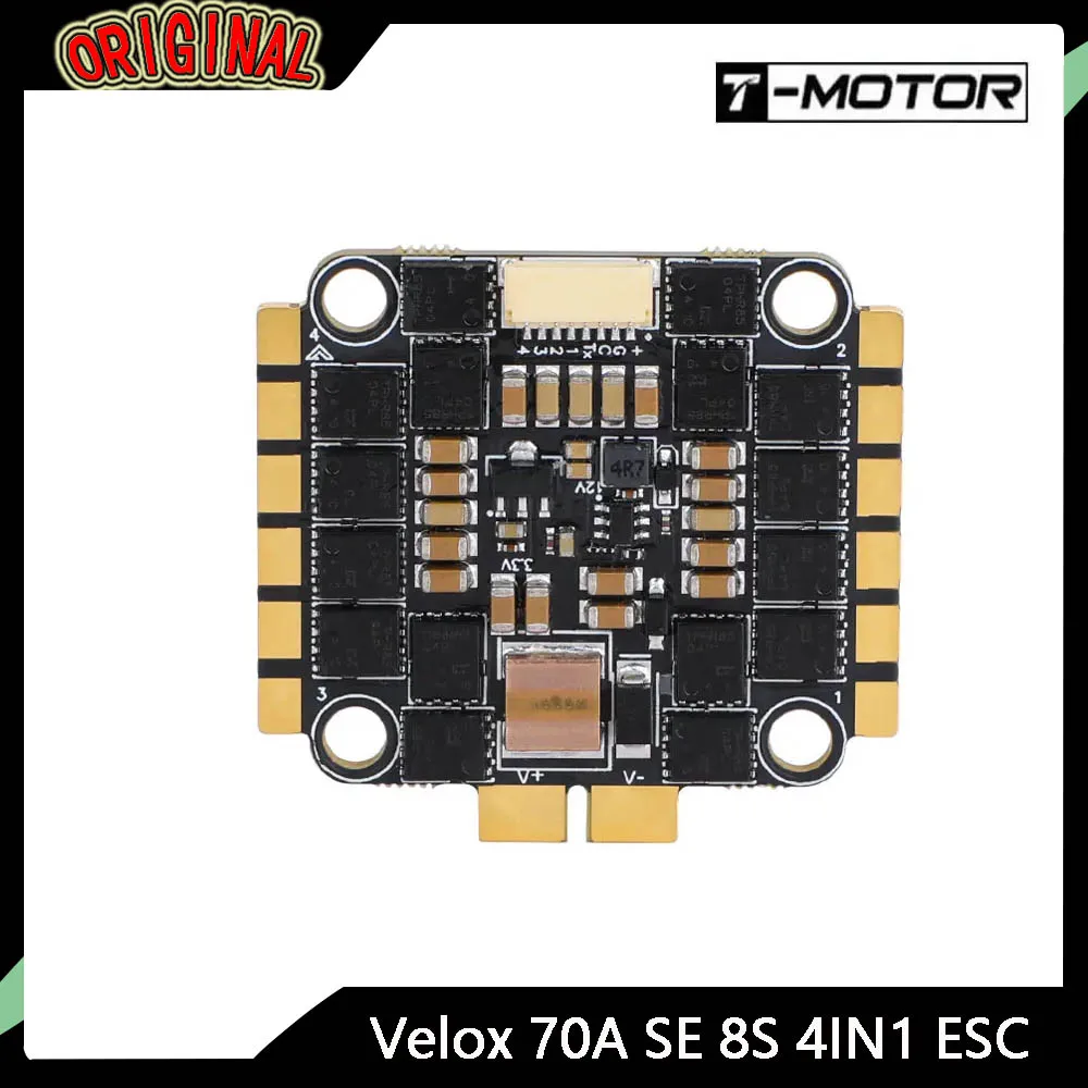 

T-MOTORHOBBY Velox 70A SE 8S 4IN1 ESC for RC FPV Drone Quadcopter Freestyle Long Range Flying