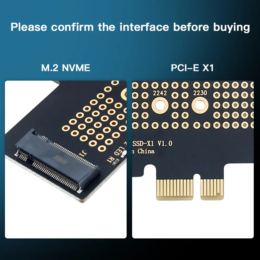 Fvi-adaptador M.2 NVME a PCIe 4,0, disipador de calor SSD de aluminio, 64Gbps, M.2 SSD, Gen4, PCIe 4,0, X1, X4, X8, X16, tarjeta de expansión para PC 6