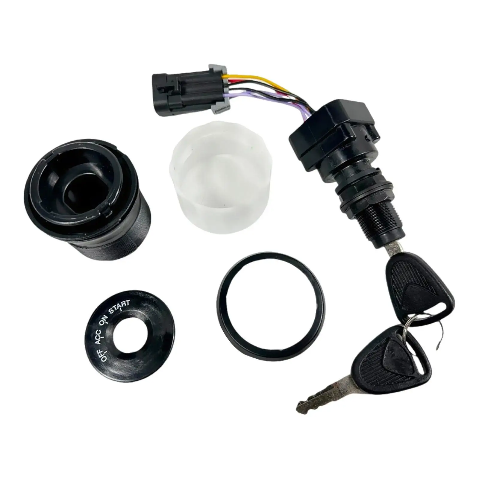 Ignition Switch Key Kit Easy to Install B-893353A03 4 Position Outboard