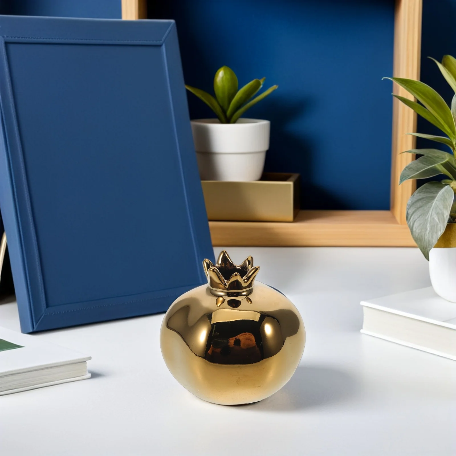 

Handmade 12 Inch Pomegranate Vase Beautiful Red Glazed Pottery Perfect for Fresh Or Dried Flowers Interior Design