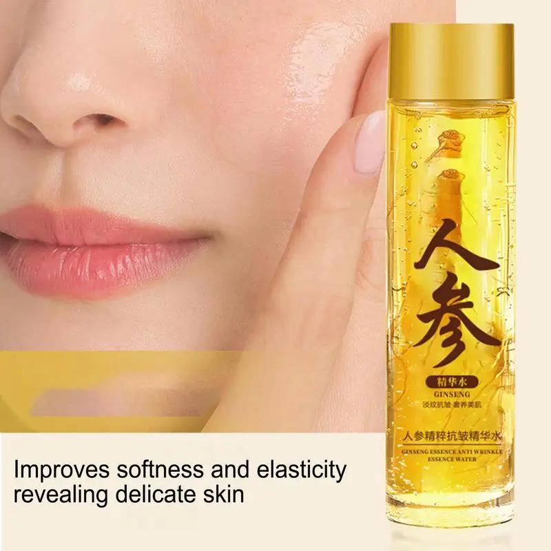 

Ginseng extract Essence Ginseng Essence Water 120ml Facial Firming Hydrating toner Essence Reduce fine lines dark spots