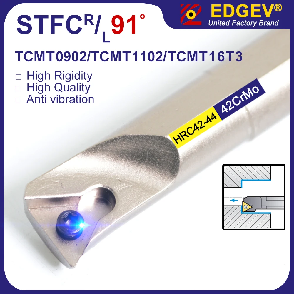 

Токарный станок с ЧПУ 90 deg S08K S10K S12M STFCR09 STFCL09 TCMT 090202 090204 TCMT090204