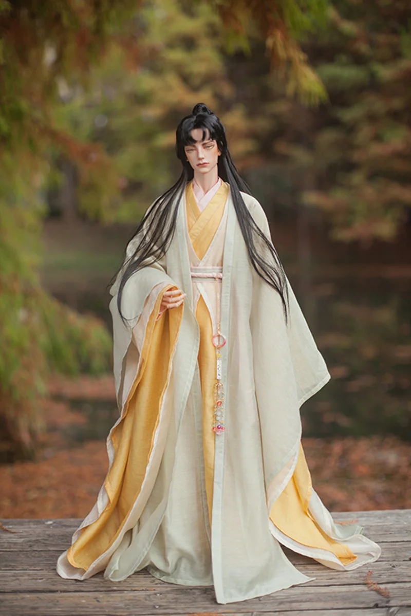 1/4 1/3 Scale BJD Clothes Ancient Costume Samurai Dress Outfit For BJD/SD MSD SD SSDF ID75 Strong Uncle Doll Accessories A1146