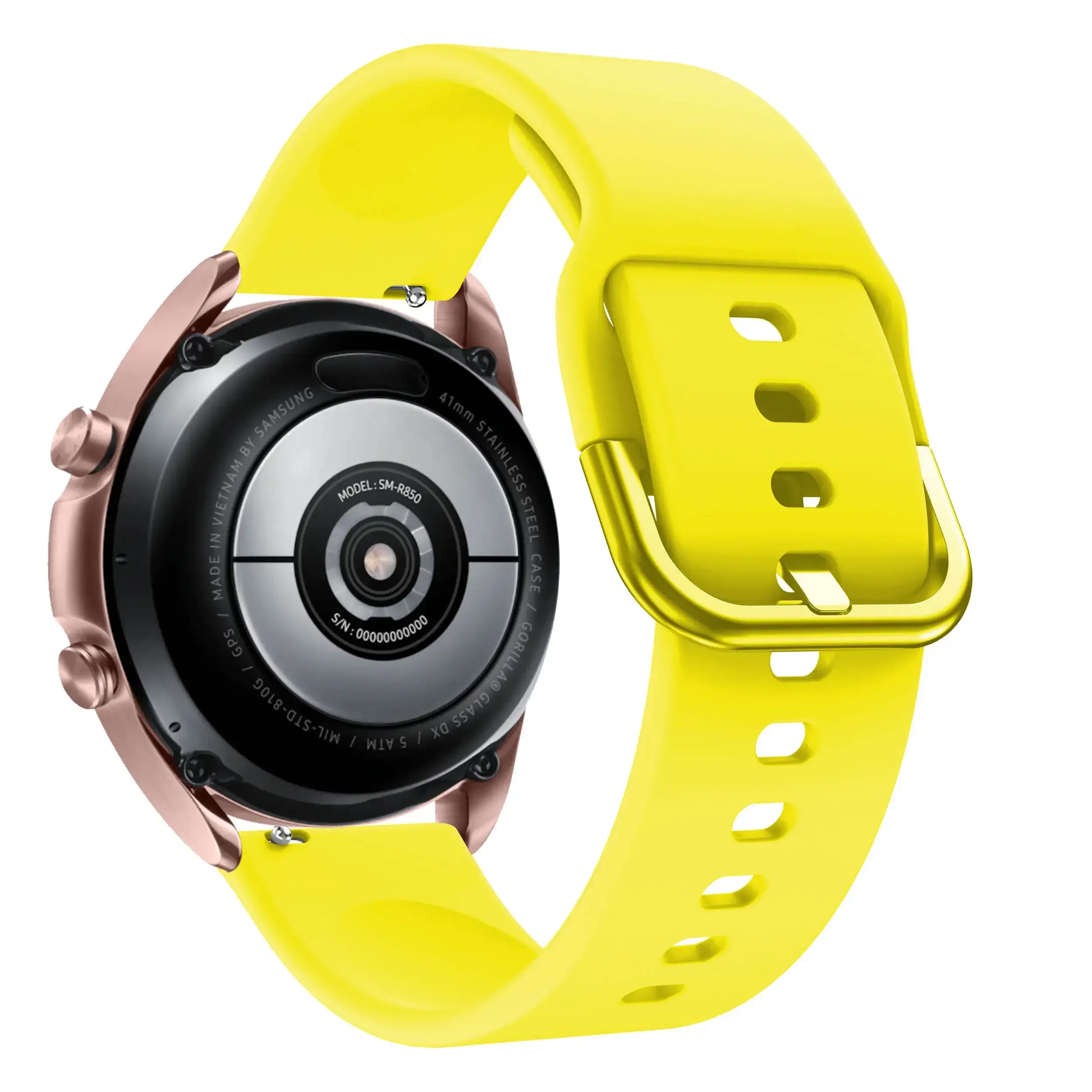 Watchband Silicone For Samsung Galaxy watch 3 45mm 41mm 42mm 46mm Strap Sport Smart Wristbands Bracelet 20mm 22mm Watchstrap