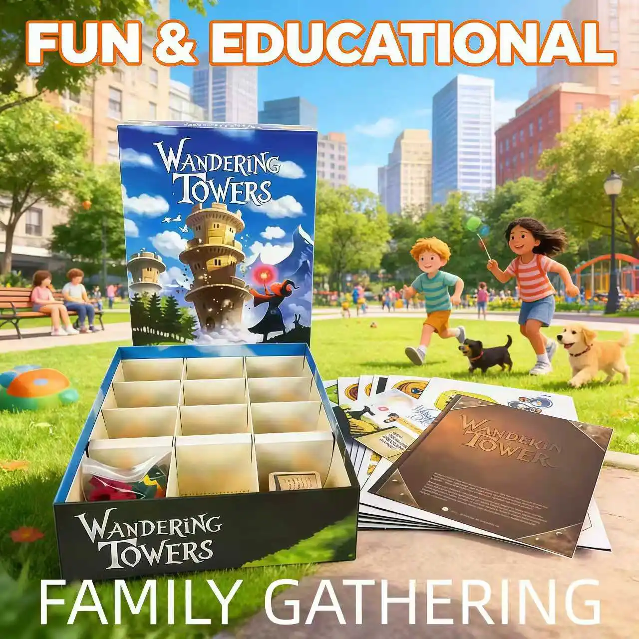 

Новая стратегическая игра «Блуждающие башни» Захватывающая ловушка Сложная стратегическая настольная игра 2–6 игроков 30 минут — Победитель настольной игры