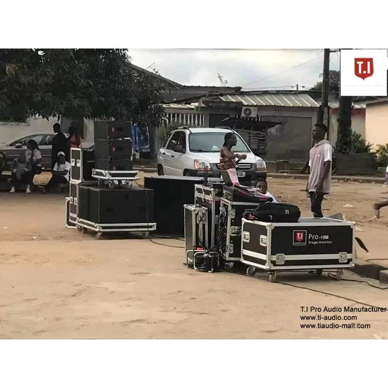 Dual 10 Inch Two-Way Waterproof Passive Line Array Speaker, High End Powerful Audio Gear for Outdoor Stage Live Sound Projects - view 3