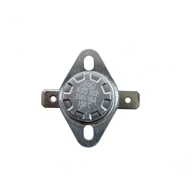 KSD301/302 temperature sensor 40/80/95/125/135/180-210 degrees ceramic normally closed 16A 250V temperature switch thermostat