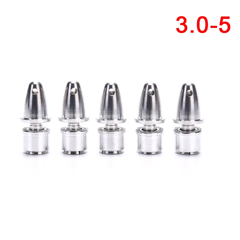 5 pcs/lot  5mm/6mm RC Aluminum Bullet Propeller Adapter Holder for Brushless Motor Prop Dropship Nut