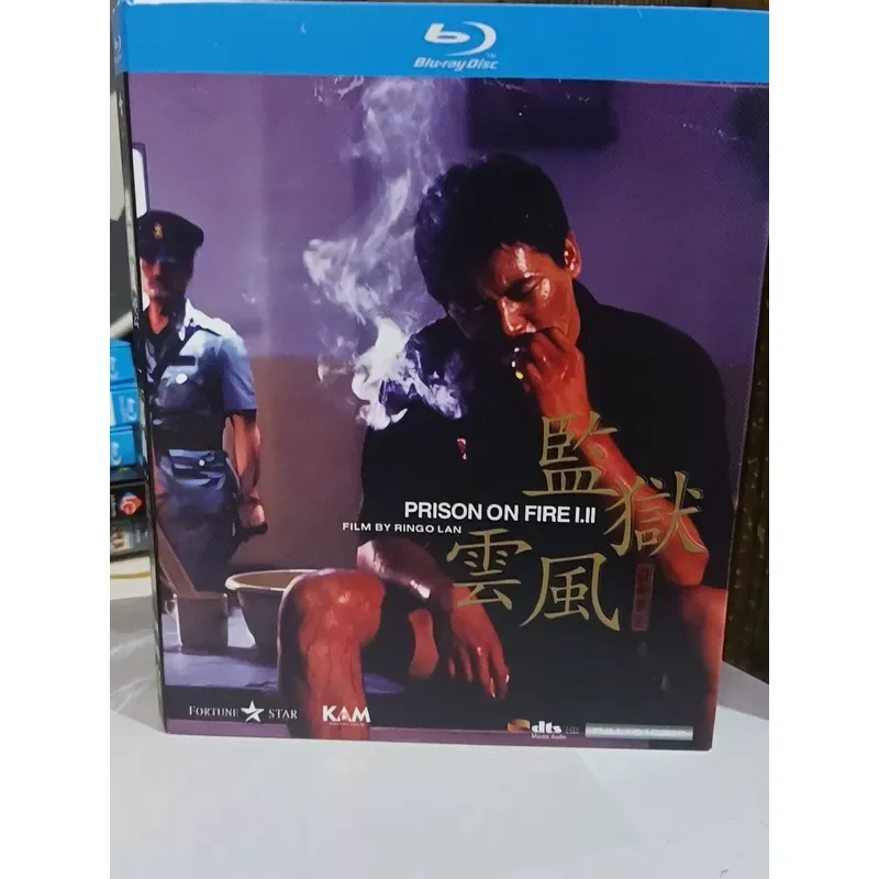 Prison on Fire 1 + 2 Chow Yun Fat Starring Classic Hong Kong Movie Brand New Sealed Blu-ray Disc