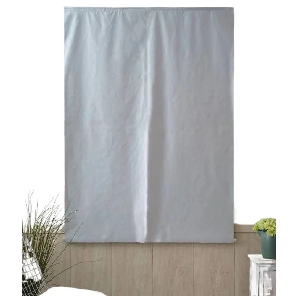 ستائر غير شفافة تحجب الضوء خالية من اللكمات تصميم مظلل بالكامل ستائر خالية من اللكمات حماية من الشمس قماش ستارة ظلة #4