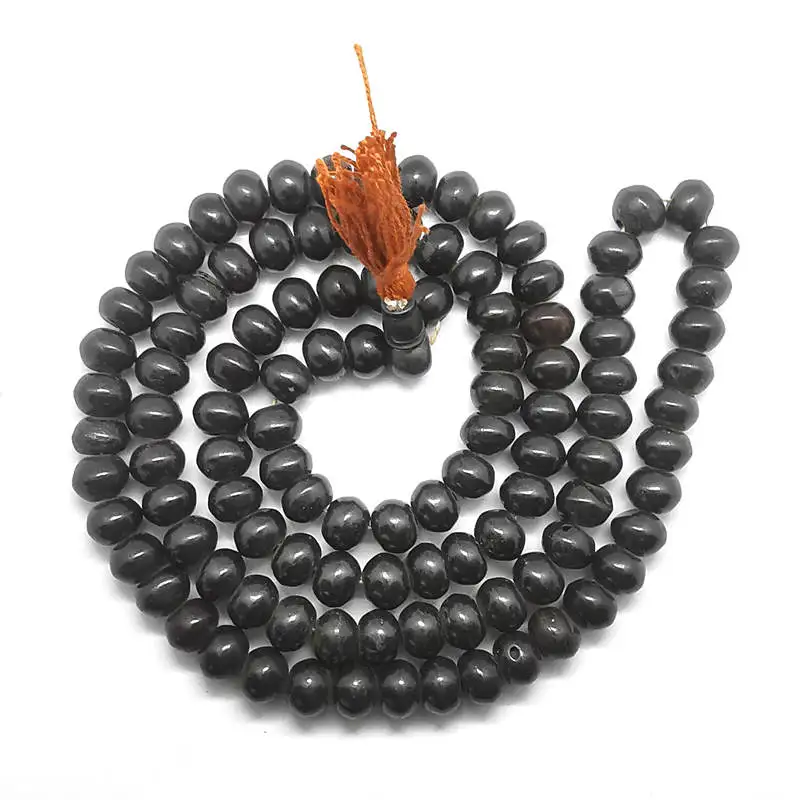 Tibetan Prayer Malas 108 Yak Bone Meditation Rosary Black Bone Beads Bracelets 10mm 12mm BRO846