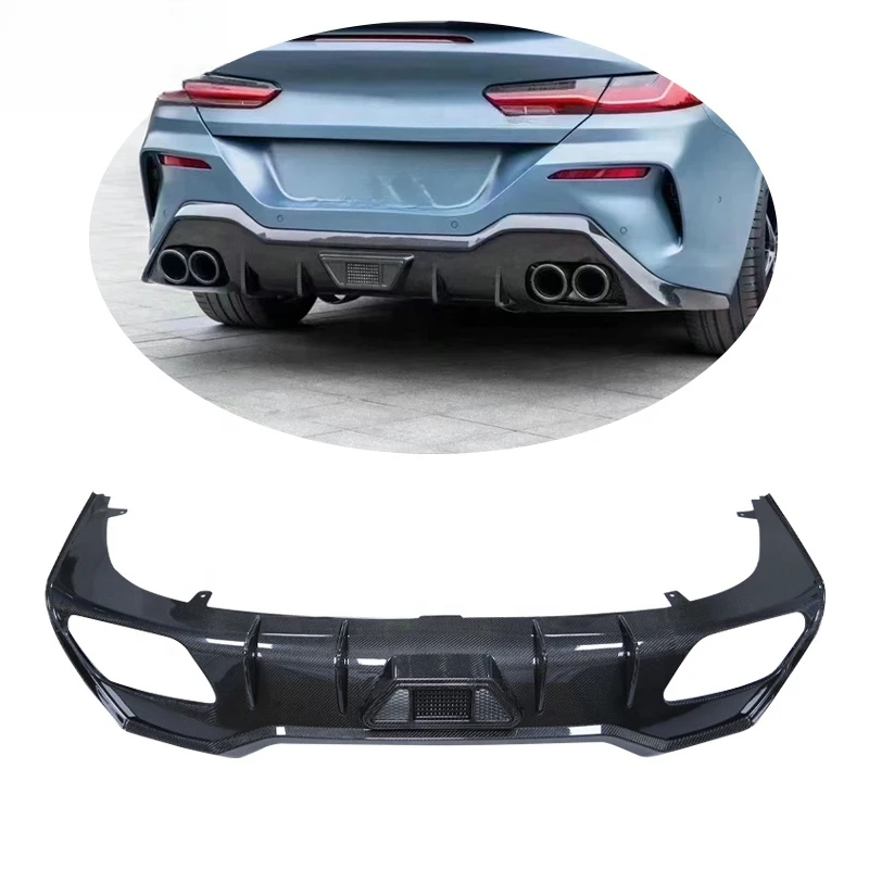 

New val Dry Carbon Fiber Rear Diffuser G16 AC Style for 8 Series G14 G15 G16 Rear Bumper Lip