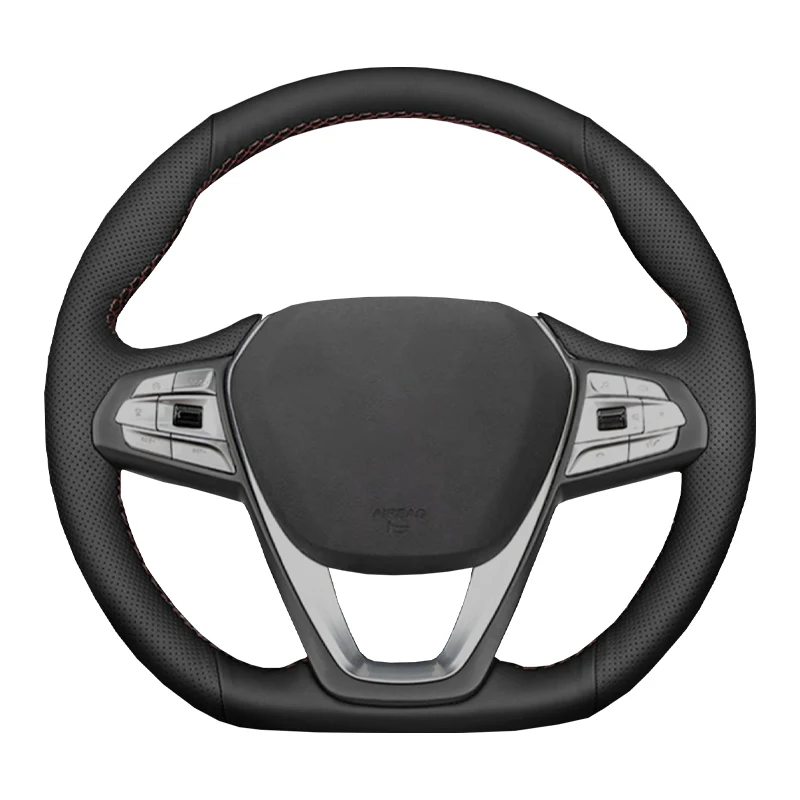 Hand Sewing Stitching Car Auto Steering Wheel Cover For Changan Chana CS35 PLUS 2018 - 2022 CS75 2018 - 2023 EADO 2018 - 2020