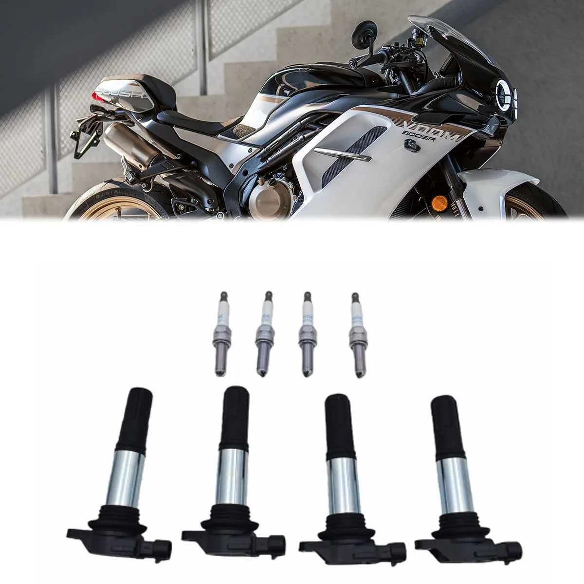 

Fit For CFMOTO 500SR 500 SR VOOM CF500-9 Motorcycle parts ignition coil/spark plug high voltage pack igniter