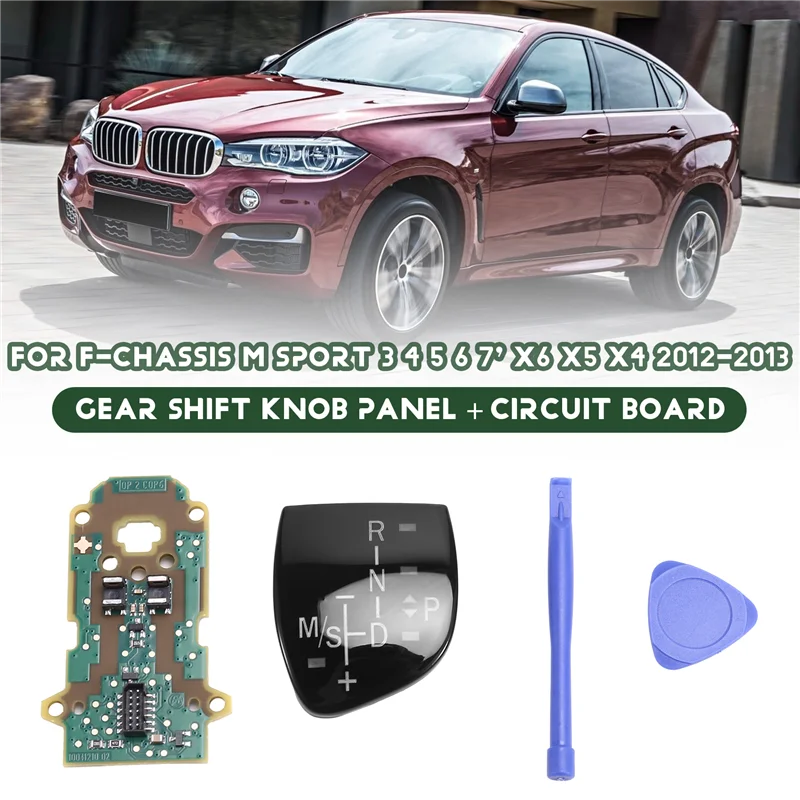 

Unusual Car Gear Shift Knob LED Panel Circuit Board For BMW F-Chassis M Sport 3 4 5 6 7' X6 X5 X4 2010-2012