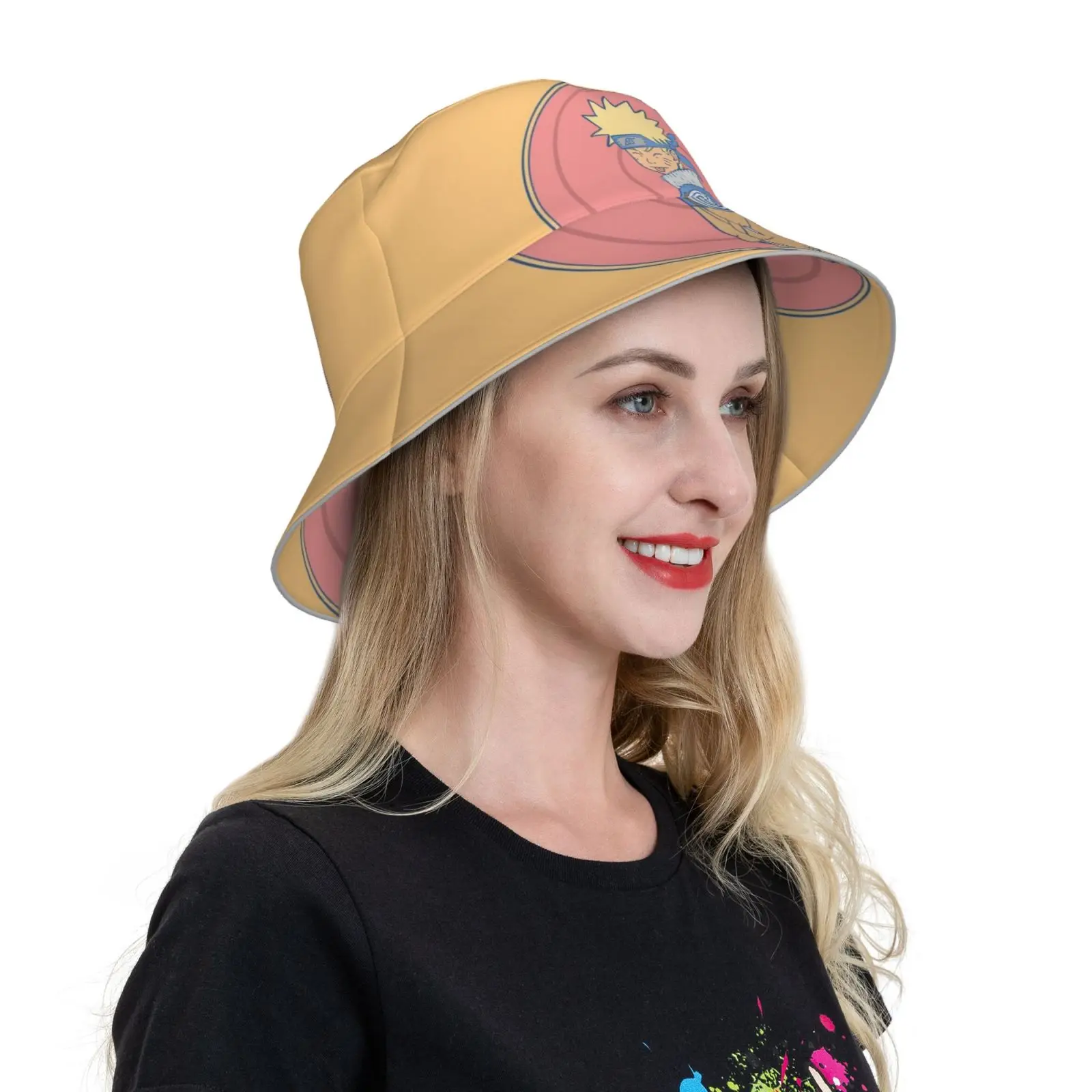 Golang Gopher Halloween Cap Diy Light Foldable Sunshade Fashion Fisherman Hat Golang Programming Halloween Development