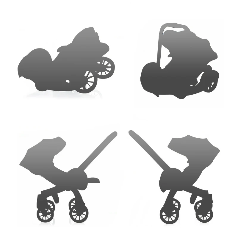 

Baby Stroller 3 in 1 Kids Multiple Foldable & One Carriers Newborn Kinderwagen Wagon Strollers Portable Baby Stroller