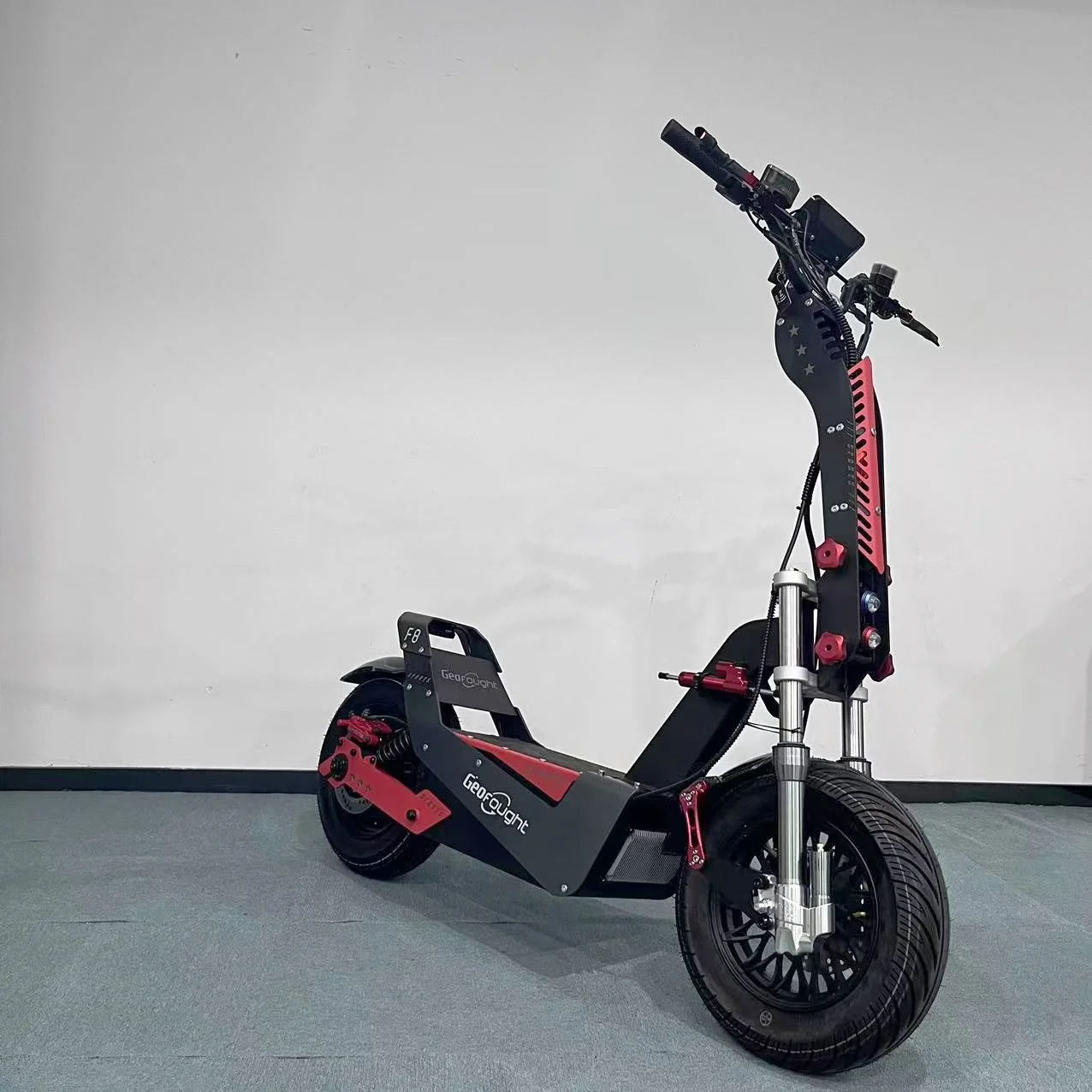 Geofought F8 سرعة سريعة 80-90MPH 120-140KMH سكوتر كهربائي 72 فولت 15000 واط سباق المحرك 180A تحكم قوي E سكوتر الكبار #2