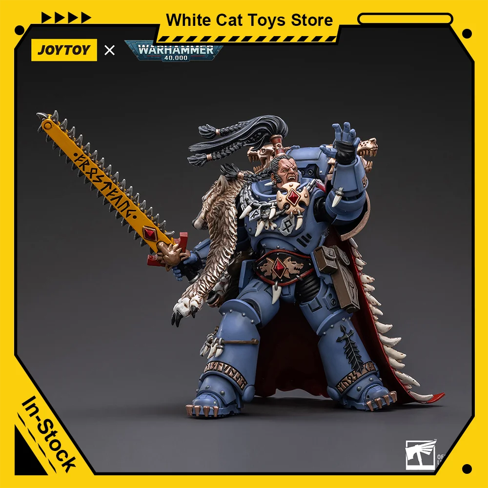 [IN VOORRAAD] JOYTOY 1/18 Action Figure Warhammer 40K Space Wolves Ragnar Blackmane Anime Collectie Militair Model Gaming speelgoed Cadeau