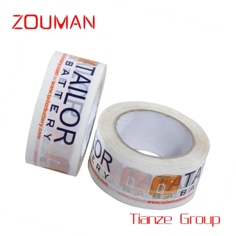 Custom , Custom Logo Printed Industries Packaging Sticky BOPP Adhesive Tape Supplier Personalizada Cintas Adhesiva Cinta De Emba