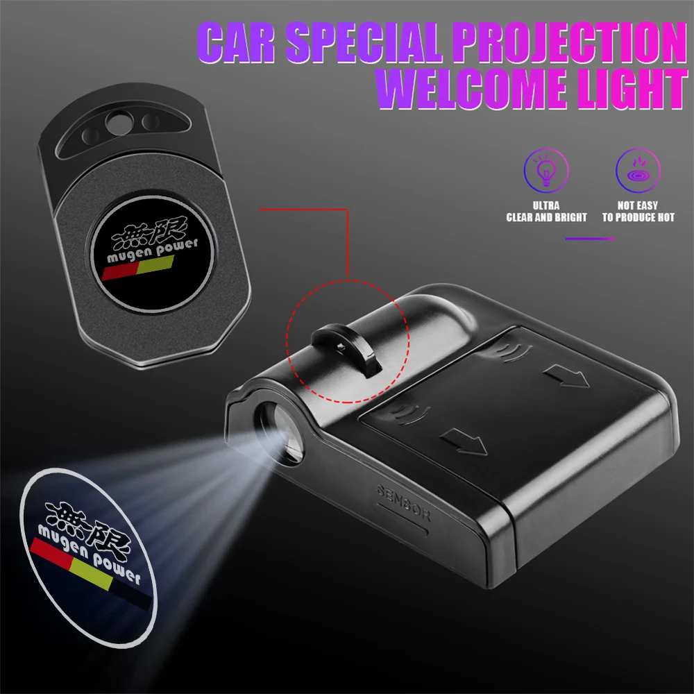 Car Door LED Welcome Light Wireless Laser Projector Magnetic Welcome Light For Volkswagen VW GOLF Polo JETTA GTI Car Accessories