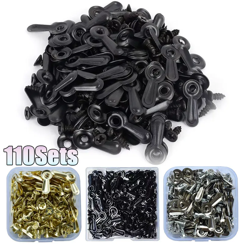 Durable Metal Photo Frame Buckles Backboard Pressure Plate Fixing Iron Piece Poster Fastener Hardware Clips for Art Display Use