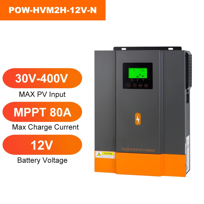 PowMr 10.2KW 6.2KW 4.2KW 3KW 1.6KW 1.5KW 1KW Hybride Solar Inverter 48V 24V 12V 220V Off Grid Inverter MPPT 160A 120A 80A Lader