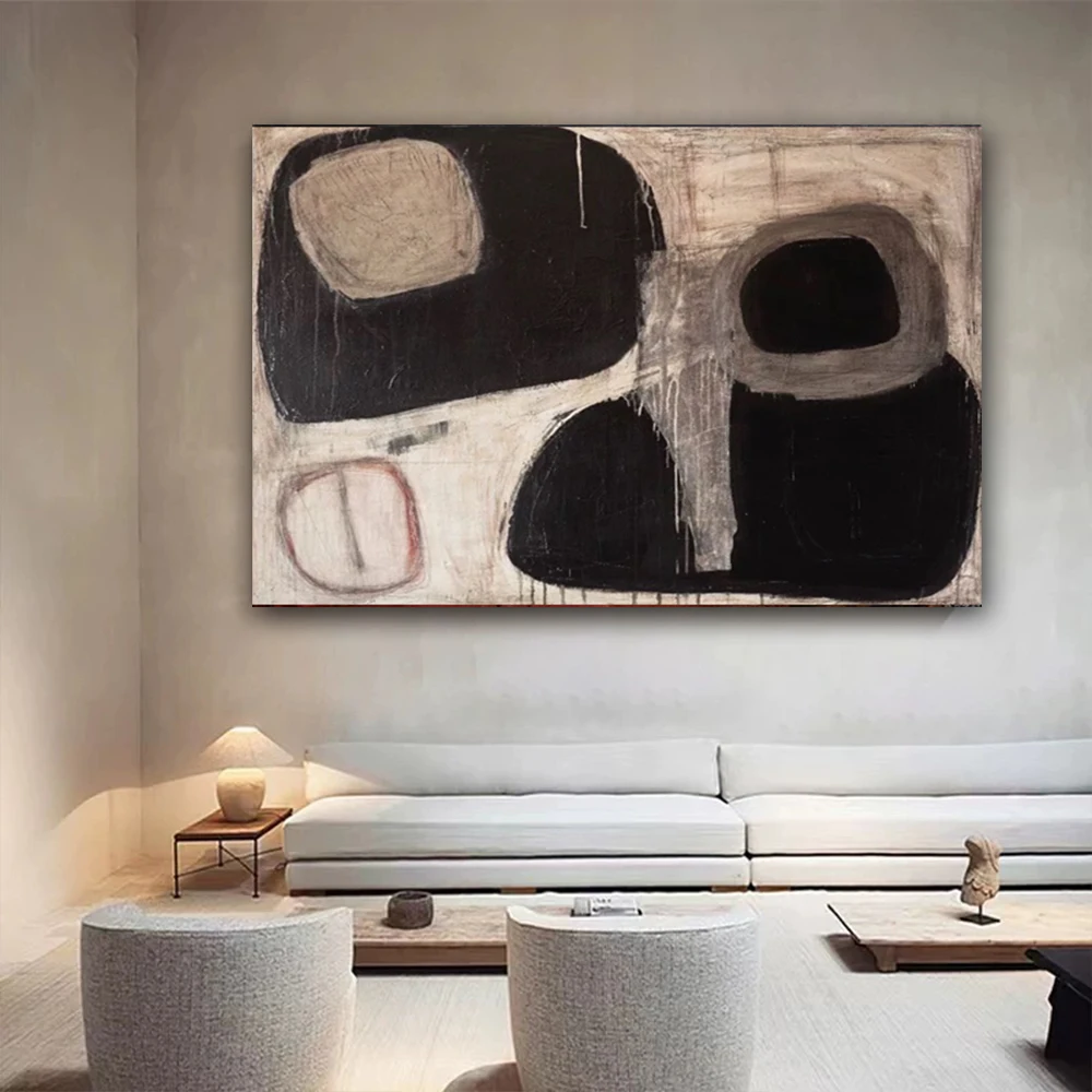 100% Hand Painted Abstract Knife Oil Painting on Canvas Modern Pop Wall Art Pictures For Living Room home Cuadros Decor artwork