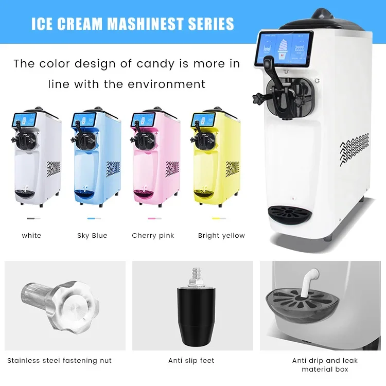 Automatic Ice-cream Making Creme Soft Auto Ice-cream-machine-germany Heavy Ice Cream Machine For Home