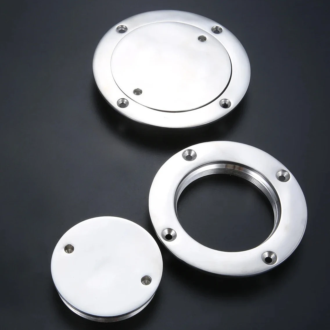 

1 шт., круглая крышка для лодки, яхты, 3 дюйма, 4 дюйма