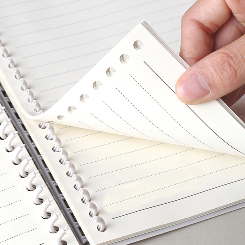 30 Furos Loose-leaf Plastic Binding Ring Primavera Spiral Rings Binder Strip Para A4 Paper Notebook Stationery Material de escritório