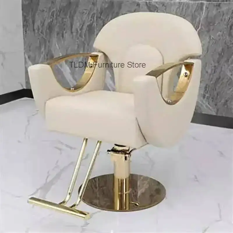 Saving Luxury Premium Style Barber Chairs Comfortable Salon Chairs Space Aesthetic Silla De Corte De Pelo Salon Furniture