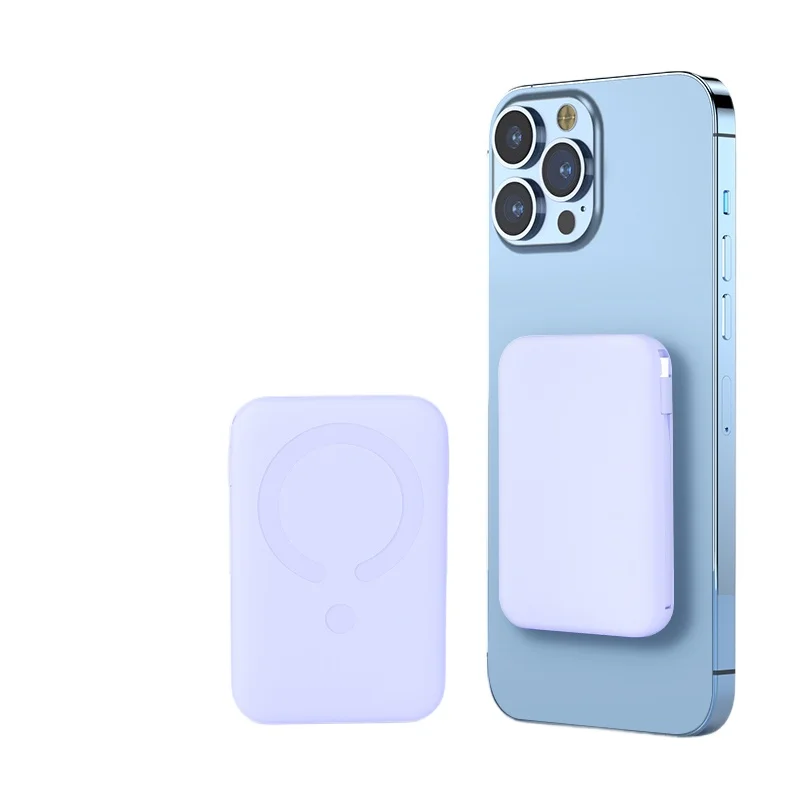 

*Fast charging, power bank with its own cable, portable mini 20000mAh capacity, large Magsafe magnetic suction wireless