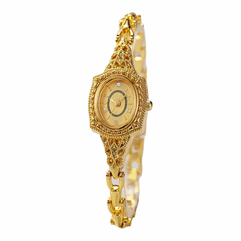 Minimalist Vintage Ladies Watch Luxury Elegant Quartz Watch Small Dial Exquisite Women's Watch Student