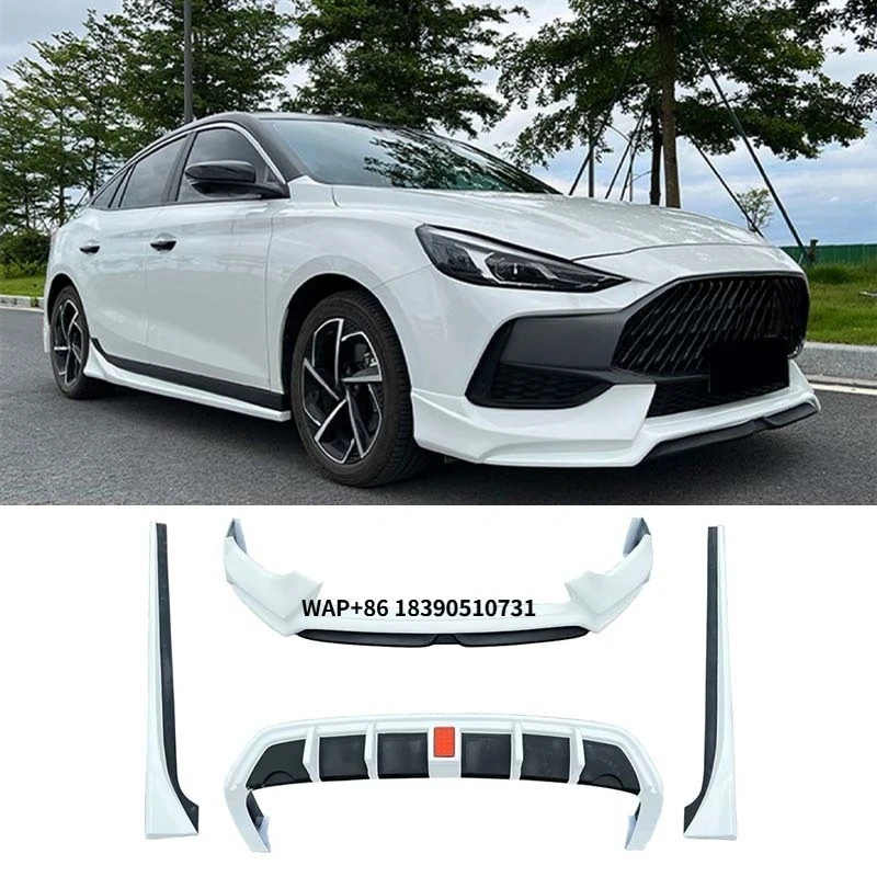 

Body Kit for MG 5 2020-2022 Plastic Polished Finish Easy Installation Upgrade Front Bumper Rear Diffuser Side Skirts