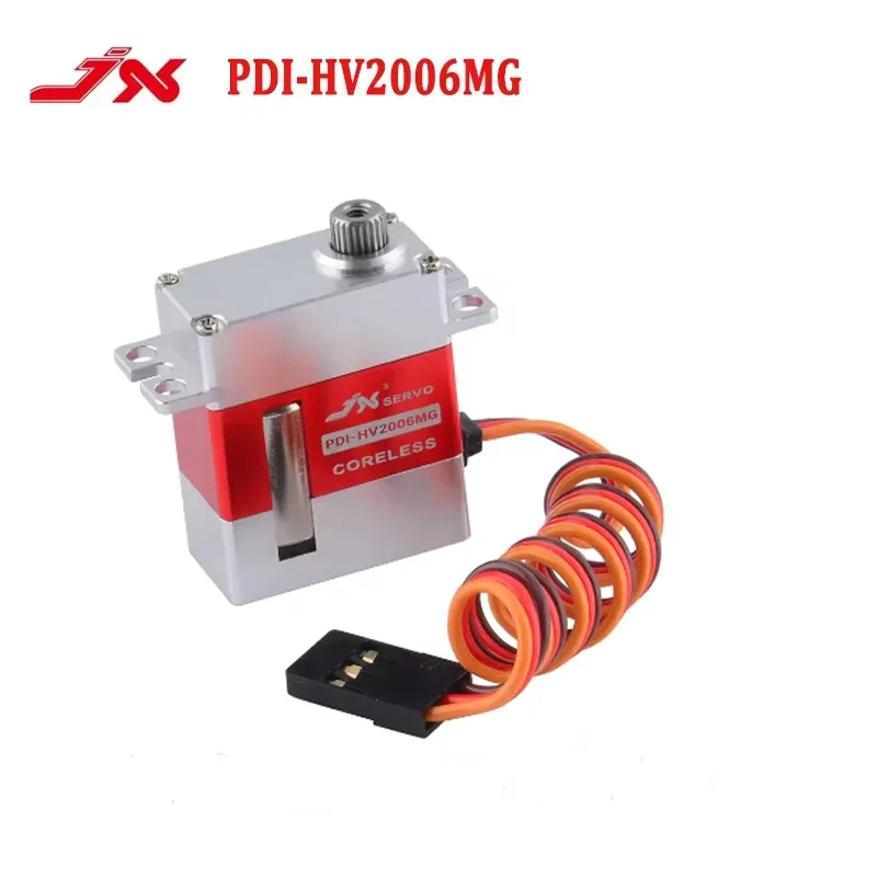 JX Servo PDI-HV2006MG 6 2kg engrenage métallique complet CNC sans noyau HV Servo numérique pour planeur RC classe 500 Heli Tail